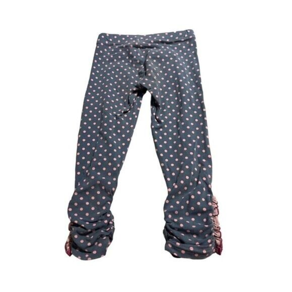 Matilda Jane Make Believe By Design Polka Dot Pants Girls Size 2 Button Accent a - Picture 4 of 13